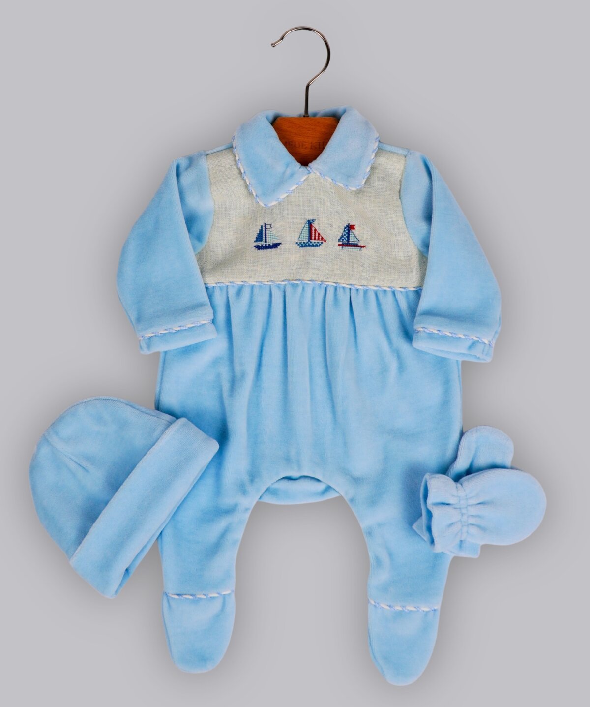 ETAMİN NAKIŞLI 3LÜ SET