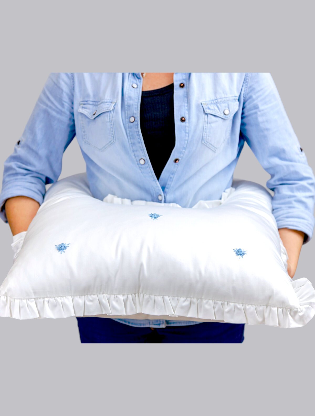 GÜL NAKIŞ EMZİRME YASTIĞI