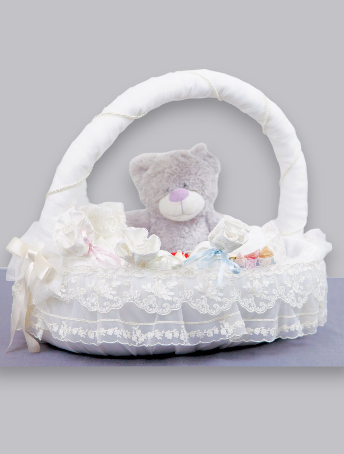 DANTELLİ OVAL SEPET