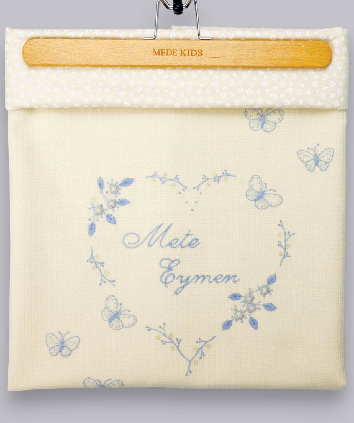 İSME ÖZEL KALP KELEBEK