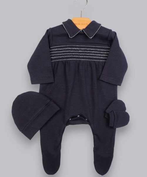 PLİTİNGLİ SIYAH 3LÜ SET