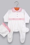 YAKALI PEMBE 3LÜ SET